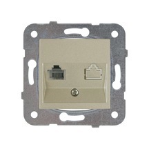 Viko Artline Novella Bronz Tekli Data Cat-6 İnternet Prizi Çerçevesiz 92605232
