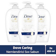 Dove Caring 1/4 Nemlendirici Krem Etkili Sıvı Sabun Nemlendirici 3 x 450 ML