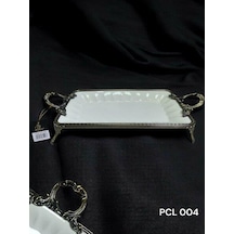 Royking Elegance Dikdörtgen Sunum Tabak Antique 46 Cm Pcl 004
