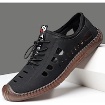 Ruichihu 2023 Yeni Erkek Ayakkabıları Yaz Rahat Deri Ayakkabı El