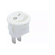 50 ADET IC-134E MİNİ S YUVARLAK IŞIKSIZ ANAHTAR ON-OFF 2P BEYAZ