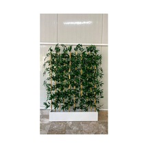 Bambu Seperatör 100 Cm Saksılı Yapay Bambu Premium 130 Cm 26-28 Yaprak 10 Dal Çok Renkli