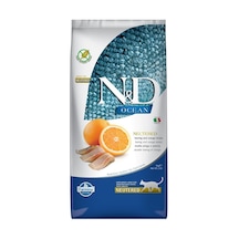 N&d Ocean Ringa Balığı & Portakal Kısırlaştırılmış Yetişkin Kedi Maması 5 Kg