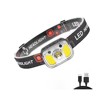 Soulader Mini Usb Led Far, Süper Parlak Işık Veren Kompakt Aydınlatma Sensörü Siyah