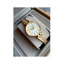 Rym-1043 Quartz Kadın Kol Saati - Su Geçirmez - Kasa Ve Kordon Çelik - 2 Yıl Garanti Gold Sarı