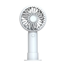 Mini El Tipi Küçük Vantilatör Renkli Vantilatör Taşınabilir Sessiz 2371 Beyaz