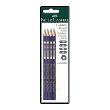 4 Adet Faber Castell 4'lü Goldfaber Dereceli Kalem Hb-2b-3b-5b