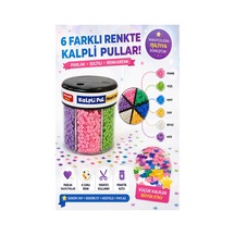 Kalpli Pul Standlı 6 Renk 60gr 1 Paket Bubu Parlak Pul Okul Sınıf Etkinlik Resim Dekarasyon Hobi Süsleme Sanat