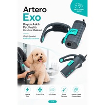 Artero Boyun Askılı Kedi Köpek Kurutma Ve Fön Makinesi Profesyonel Pet Kuaför Antrasit