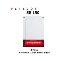 Paradox Sr150 Kablosuz 100Db Harici Siren
