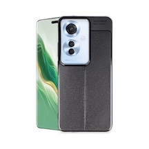 Oppo Reno 11f Uyumlu Kılıf Auto Focus Kapak - Siyah