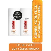 L'Oréal Paris Revitalift Clinical Leke Karşıtı Güneş Koruyucu Yüz Kremi SPF50+ 2 x 50 ML