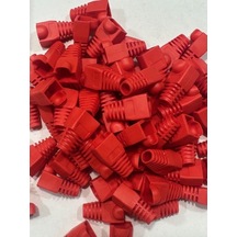 Kırmızı Rj45 Kılıf Kırmız Cat6 Kılıf Kırmızı Cat5 Kılıf 100 Adet