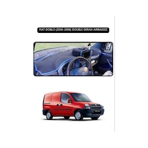 Fıat Doblo 2000-2008 Modellerine Uygun Aırbagsıztorpido Koruma Halısı Siyah Kenar