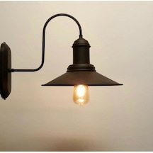 Mylights Retro Kuğu Aplik Siyah Ve Eskitme Renk Rustik Aplik (549238268) Siyah