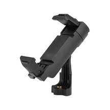 Pazly 360 Derecelik Döner Taşınabilir Telefon Tutucu - Katlanabilir, Tripod Adaptörlü, Siyah, 8x3x3 Cm, 1/4 İnç, Akıllı Telefonlar İçin