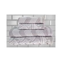 Tapetto Havlu Seti Hamam Takımı- Antrasit Gri