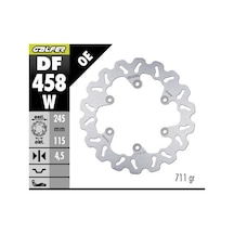 Yamaha Yzf-r1 Arka Fren Diski 245 Mm 1998 2001 Arası Galfer Dalgalı Sabit Çelik Disk