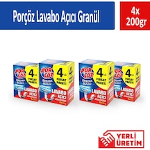 Lavabo Açıcı Granül 200 Gr X 4 Adet