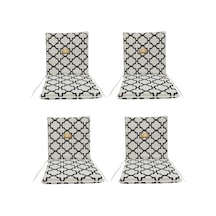 Viphomeconceptltd Sandalye Minderi 4 Adet Arkalıklı Büyük Fermuarlı Alaçatı Viphomeconceptltd Sandalye Minderi 4 Adet Arkalıklı Büyük Fermuarlı Alaçatı