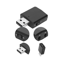 Ev Ofis Araç İçi Oyuncu İçin Aux Girişi Usb Bluetooth Çevirici Adapter Aux Usb Bt Dönüştürücü