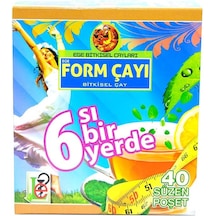 Ege Bitkisel Çayları 6'sı Bir Yerde Bitkisel Form Süzen Poşet Çay 40'lı