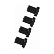 Springsun Karbon Çelik Kayar Barn Kapısı Ray Spacerı, Pom Kaplama, Duvar Ray Sabitleme Aksesuarı, 4 Adet Paket