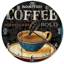 Espresso Kahve Fincanı Mutafak Tipi Duvar Saati (210043321)