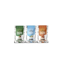 Dripesso Kahve Öğütülmüş Filtre Kahve Fındık Aromalı 250 Gr & Vanilya Aromalı 250 Gr & Karamel Aromalı 250 Gr