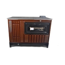 Meriç Kuzine Soba 2 Kovali Tepsili Kahve Rengi