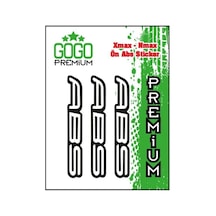 Ön Abs Üçlü Damlasız Sticker Standart