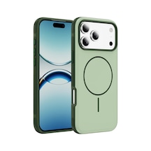 Joko Apple Uyumlu iPhone 17 Pro Neksa Magsafe Kapak - Yeşil