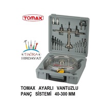 Tomax Vantuzlu Ayarlı Panç Alçıpan Delme Seti 40-300mm