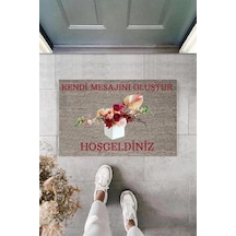 Dijital Baskı Kişiye Özel İç Kapı Dekorasyon Paspas Ps11294 Renkli