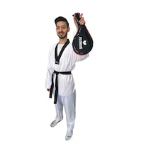 Jumok Taekwondo Raket Ellik Siyah - Kırmızı
