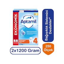 Aptamil 4 Çocuk Devam Sütü 1200 G  2 Adet