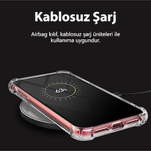 Xiaomi Redmi Note 10 Pro Uyumlu Darbeye Dayanıklı Köşe Korumalı Kılıf Anti Şok Şeffaf Kapak Şeffaf