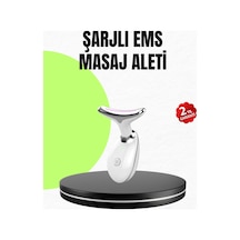Kırışıklık Önleyici Güzellik Cihazı Mikro Akım Masaj Ve Isı Terapisi Sarı