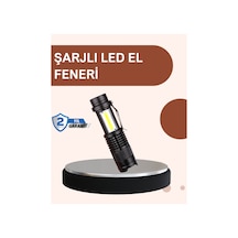 Alüminyum Gövdeli 2000 Lümen Güçlü Led El Feneri