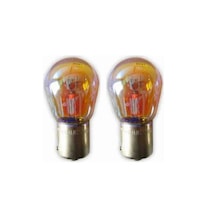 2 Adet 12v P21/5w Çift Duy Yakın Tırnak Amber Diadem Ampul Baz15d