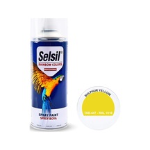 Selsil Rainbow 400 Ml Sprey Boya Sülfür Sarı 1016 Diğer