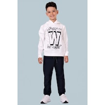 Mnk Baby & Kids Urban W Street Çocuk Eşofman Mnk0617 Ekru