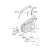 Toyota Avensis- 01/02 Ön Kapı Durdurucusu Sağ/sol Aynı Adet Kapı Gergisi Oem No: 68610-20180