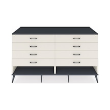 Kronos Konsol 8 Çekmeceli 176x59x99 Aytaşı-antrasit/aytaşı Aytaşı-antrasit/aytaşı