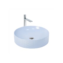 Paluci Paula Matt Ice Blue Çanak Lavabo Sırlı