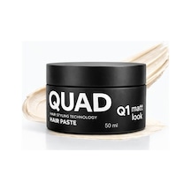 Quad Q1 Saç Pastası, Güçlü Tutuş, Mat Görünüm, Tüm Gün Kontrol, 50 Ml