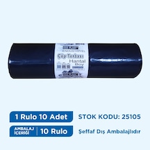 Egeplast Çöp Torbası Hantal Boy Limon K. 100X150 Koli 10 Rulo