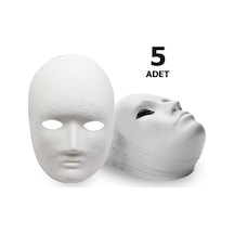 5 Adet. Karton Maske. Boyanabilir. Eğitici Maske Boyama. Etkinlik