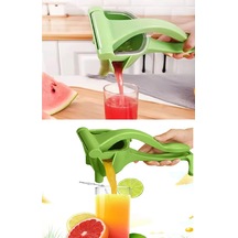 Manuel Plastik Meyve Portakal Karpuz Limon Sıkacağı Kollu Sebze S