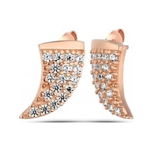 Fil Dişi Gümüş Küpe